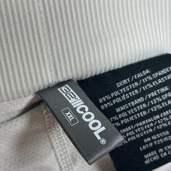 32 Degrees Cool Skort Light Gray XXL Polyester/Spandex a1569 - Picture 2 of 7
